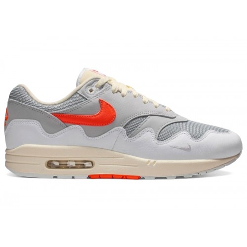 Nike Air Max 1 Patta Waves White Hyper Crimson - мужская сетка размеров
