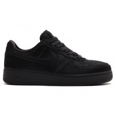 Женские Nike Air Force 1 Low 07 Triple Black Pony Hair (W)