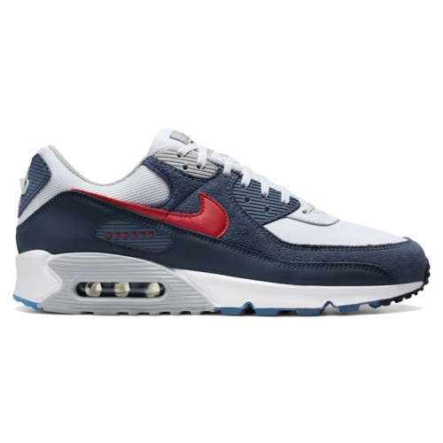 Nike Air Max 90 New England Patriots - мужская сетка размеров