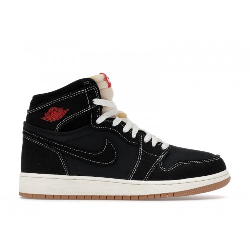 Air Jordan 1 High OG GS Flight Club - подростковая сетка размеров