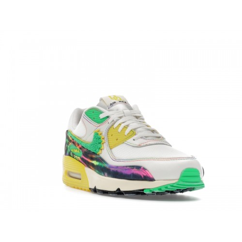 Grateful Dead x University Of Oregon x Nike Air Max 90 Grateful Ducks - мужская сетка размеров Grateful Dead x University Of Oregon x Nike Air Max 90 Grateful Ducks - мужская сетка размеров