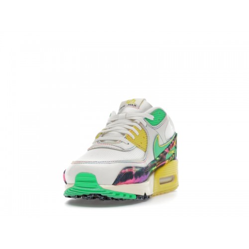 Grateful Dead x University Of Oregon x Nike Air Max 90 Grateful Ducks - мужская сетка размеров Grateful Dead x University Of Oregon x Nike Air Max 90 Grateful Ducks - мужская сетка размеров