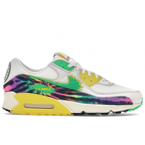 Grateful Dead x University Of Oregon x Nike Air Max 90 Grateful Ducks - мужская сетка размеров