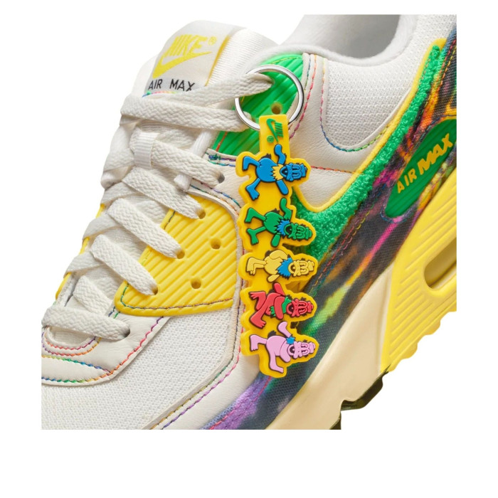 Grateful Dead x University Of Oregon x Nike Air Max 90 Grateful Ducks - мужская сетка размеров Grateful Dead x University Of Oregon x Nike Air Max 90 Grateful Ducks - мужская сетка размеров