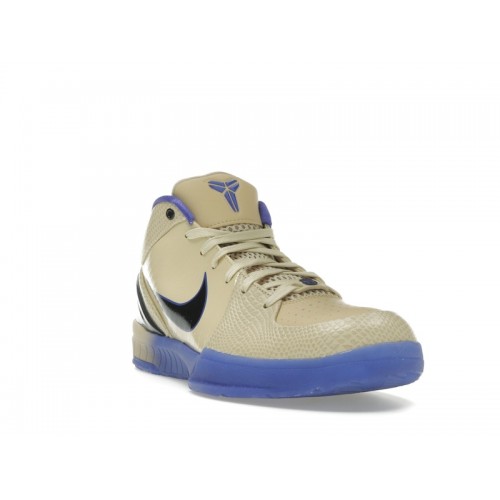Кроссы Nike Kobe 4 Protro FC Barcelona Team Gold - мужская сетка размеров