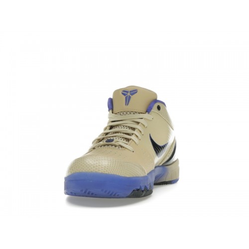 Кроссы Nike Kobe 4 Protro FC Barcelona Team Gold - мужская сетка размеров