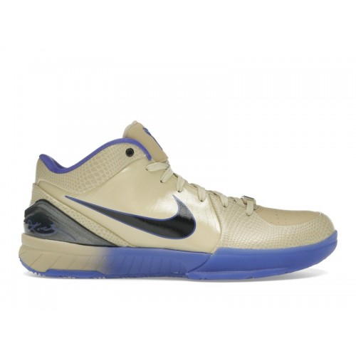 Кроссы Nike Kobe 4 Protro FC Barcelona Team Gold - мужская сетка размеров