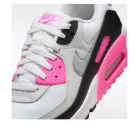 Женские Nike Air Max 90 White Pink Glow Wolf Grey (W)