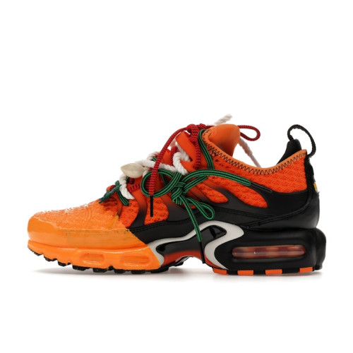 Homecoming x Nike Air Max Plus Safety Orange Black Bright Mandarin - мужская сетка размеров Homecoming x Nike Air Max Plus Safety Orange Black Bright Mandarin - мужская сетка размеров