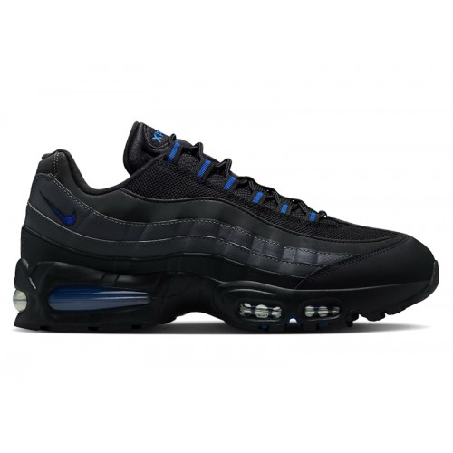 Nike Air Max 95 Big Bubble Black Game Royal - мужская сетка размеров