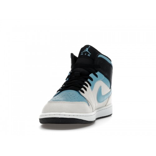 Air Jordan 1 Mid SE Summit White Blue Chill - мужская сетка размеров