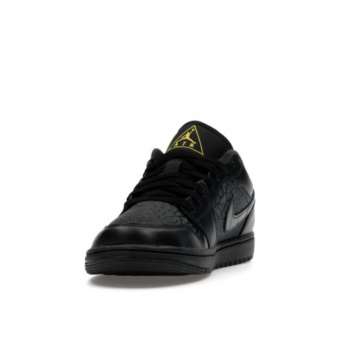 Air Jordan 1 Low SE Black Anthracite Tour Yellow - мужская сетка размеров
