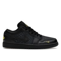 Jordan 1 Low Black Elephant Print