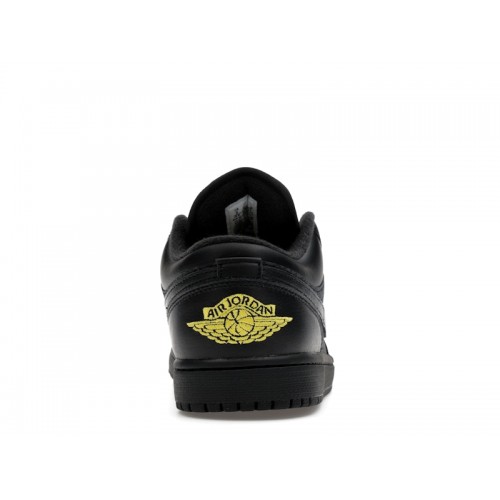 Air Jordan 1 Low SE Black Anthracite Tour Yellow - мужская сетка размеров