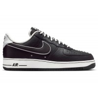 Nike Air Force 1 Low 07 Premium Black White Metallic Dark Grey