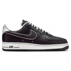 Nike Air Force 1 Low 07 Premium Black White Metallic Dark Grey