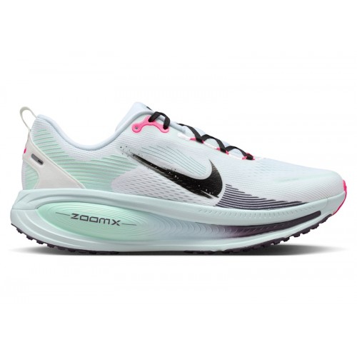 Nike Vomero 18 White Glacier Blue Hyper Pink - мужская сетка размеров