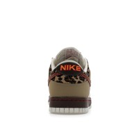 Женские Nike Dunk Low Retro Khaki Team Red Pearl White (W)