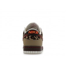Женские Nike Dunk Low Retro Khaki Team Red Pearl White (W)
