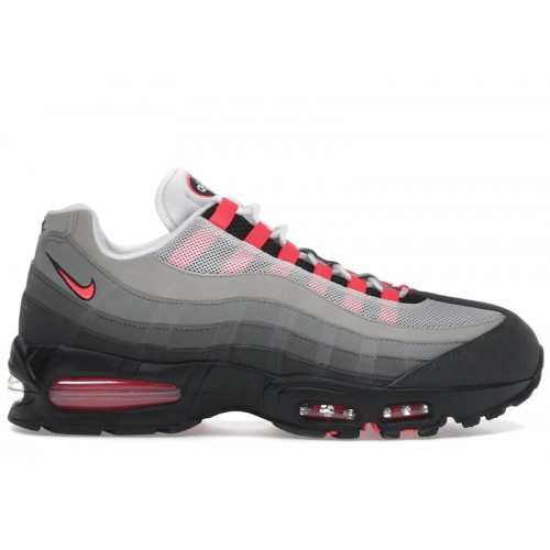 Nike Air Max 95 Big Bubble - Solar Red - мужская сетка размеров