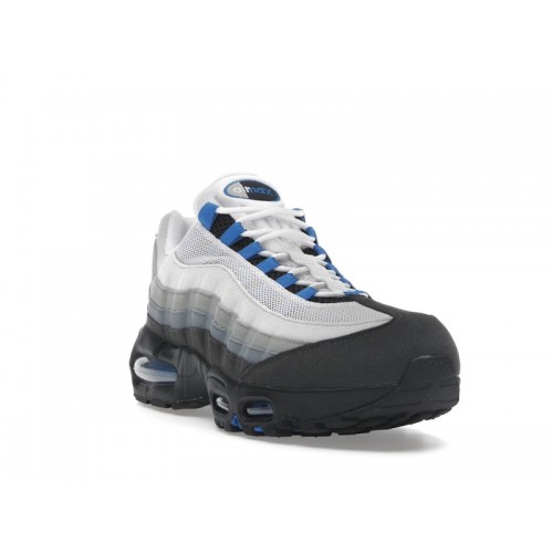 Кроссы Nike Air Max 95 OG Big Bubble Blue Spark - мужская сетка размеров