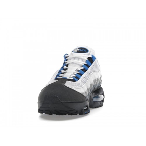 Кроссы Nike Air Max 95 OG Big Bubble Blue Spark - мужская сетка размеров