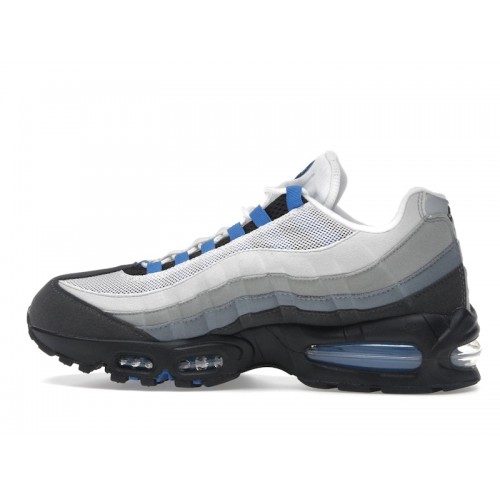 Кроссы Nike Air Max 95 OG Big Bubble Blue Spark - мужская сетка размеров