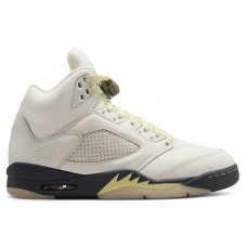 Женские кроссовки Jordan 5 Retro Luminous Green (W)