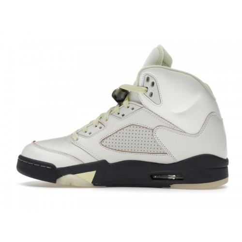 Wmns Air Jordan 5 Retro Luminous Green - женская сетка размеров