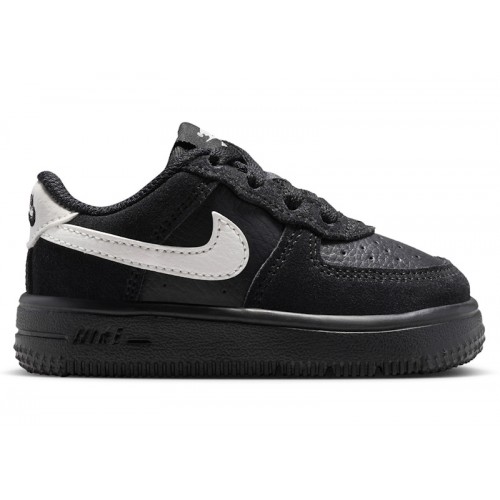Nike Force 1 Low LV8 2 TD Black/Light Bone - детская сетка размеров