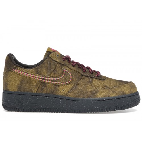Nike Air Force 1 Low 07 QS Boucle Desert Moss - мужская сетка размеров