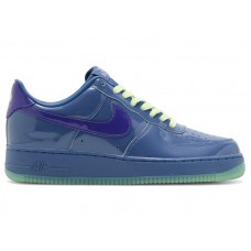 Nike Air Force 1 Low Patent Leather Mystic Navy Grape Ice
