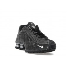 Nike Shox R4 Black Distressed Leather