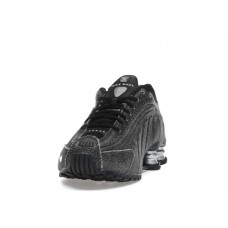 Nike Shox R4 Black Distressed Leather