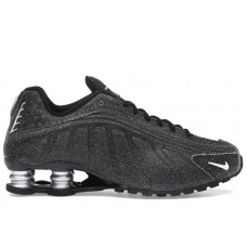 Nike Shox R4 Black Distressed Leather