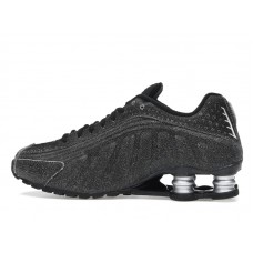 Nike Shox R4 Black Distressed Leather