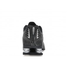 Nike Shox R4 Black Distressed Leather