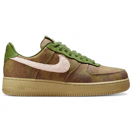 Nike Air Force 1 Low QS Wheatgrass Camo - мужская сетка размеров