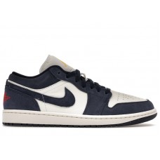 Jordan 1 Low SE Obsidian Suede