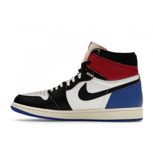 Jordan 1 Retro High OG SP Fragment x Union LA Varsity Red Sport Royal - мужская сетка размеров