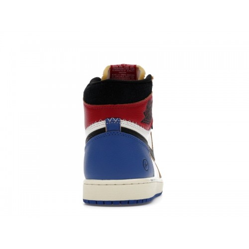 Jordan 1 Retro High OG SP Fragment x Union LA Varsity Red Sport Royal - мужская сетка размеров
