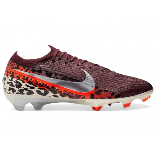Nike United Mercurial Vapor 16 Elite FG Low Burgundy Crush University Red Fossil Metallic Silver - мужская сетка размеров