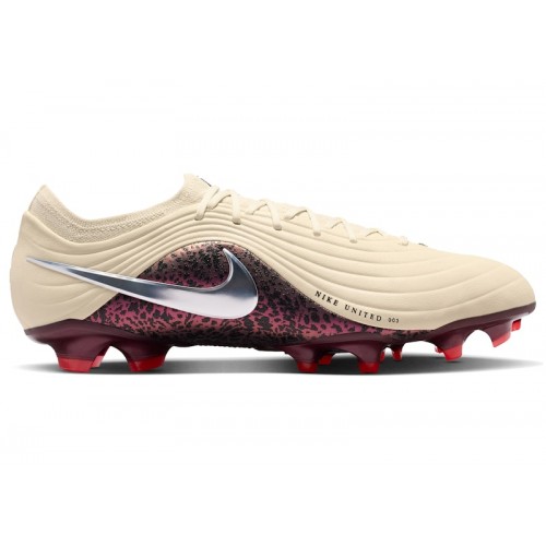 Nike United Tiempo Maestro Elite FG Low Fossil Burgundy Crush Metallic Silver - мужская сетка размеров