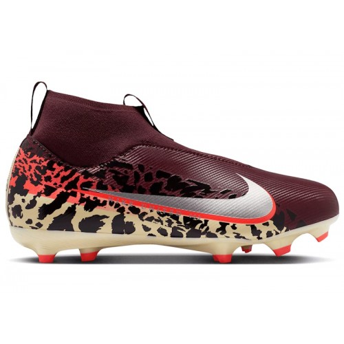 Nike United Jr. Mercurial Superfly 10 Academy  Multi-Ground High-Top GS Burgundy Crush - подростковая сетка размеров
