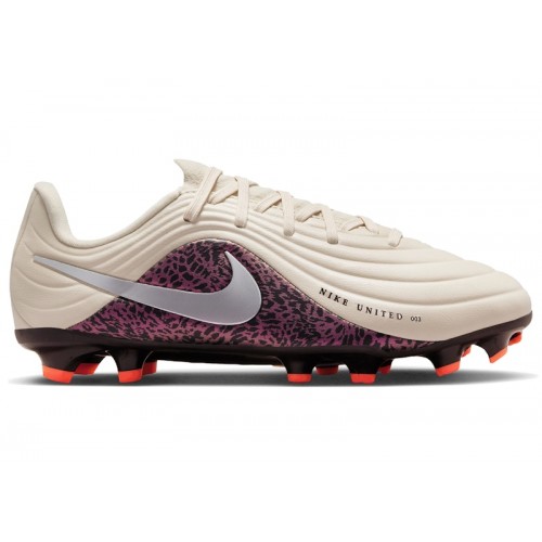 Nike United Jr. Tiempo Maestro Academy MG Low GS Fossil Burgundy Crush Metallic Silver - подростковая сетка размеров