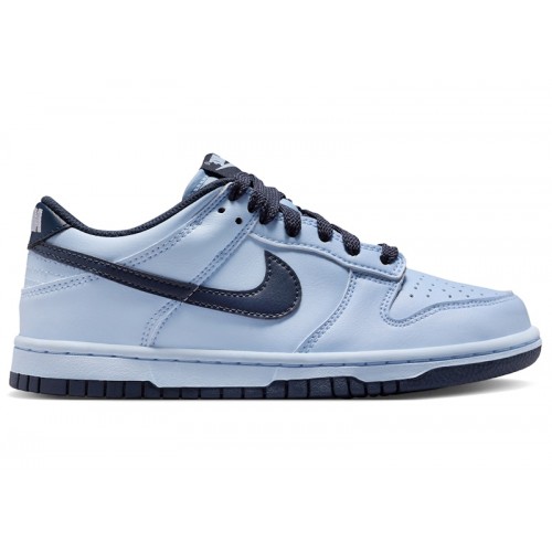 Nike Dunk Low LV8 2 Hydrogen Blue Thunder Blue (GS) - подростковая сетка размеров