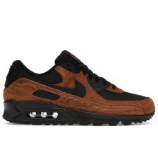 Nike Air Max 90 Premium Light British Tan Velvet Brown