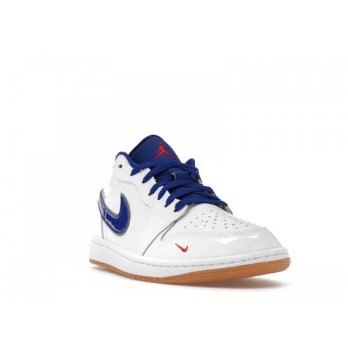 Jordan 1 Low SE Dodgers - мужская сетка размеров