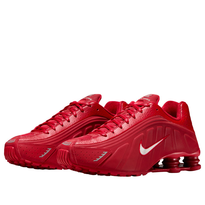 Nike Shox R4 Gym Red Metallic Silver - мужская сетка размеров Nike Shox R4 Gym Red Metallic Silver - мужская сетка размеров