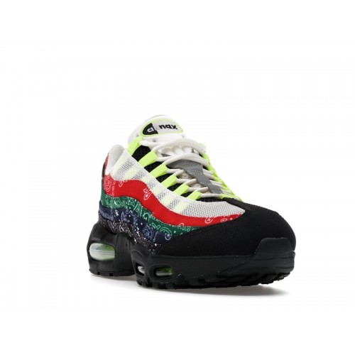 Nike Air Max 95 OG Big Bubble - Paisley Neon - мужская сетка размеров